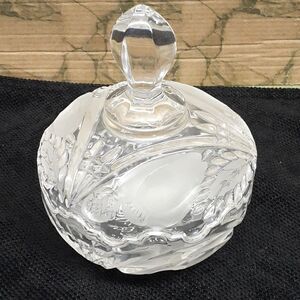 Beyer crystal  candy dish from Poznan Poland- 19th century